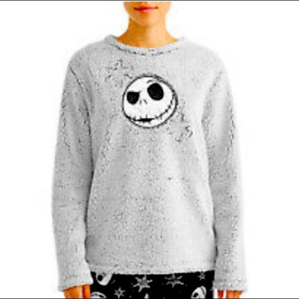 Disney The Nightmare Before Christmas Sherpa Top. Size Medium. EUC
